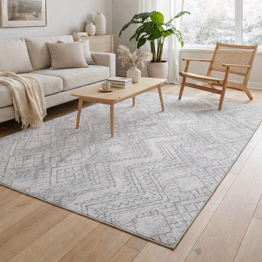 Invista Med Rug, Cream & Beige Medium, 160x230 cms