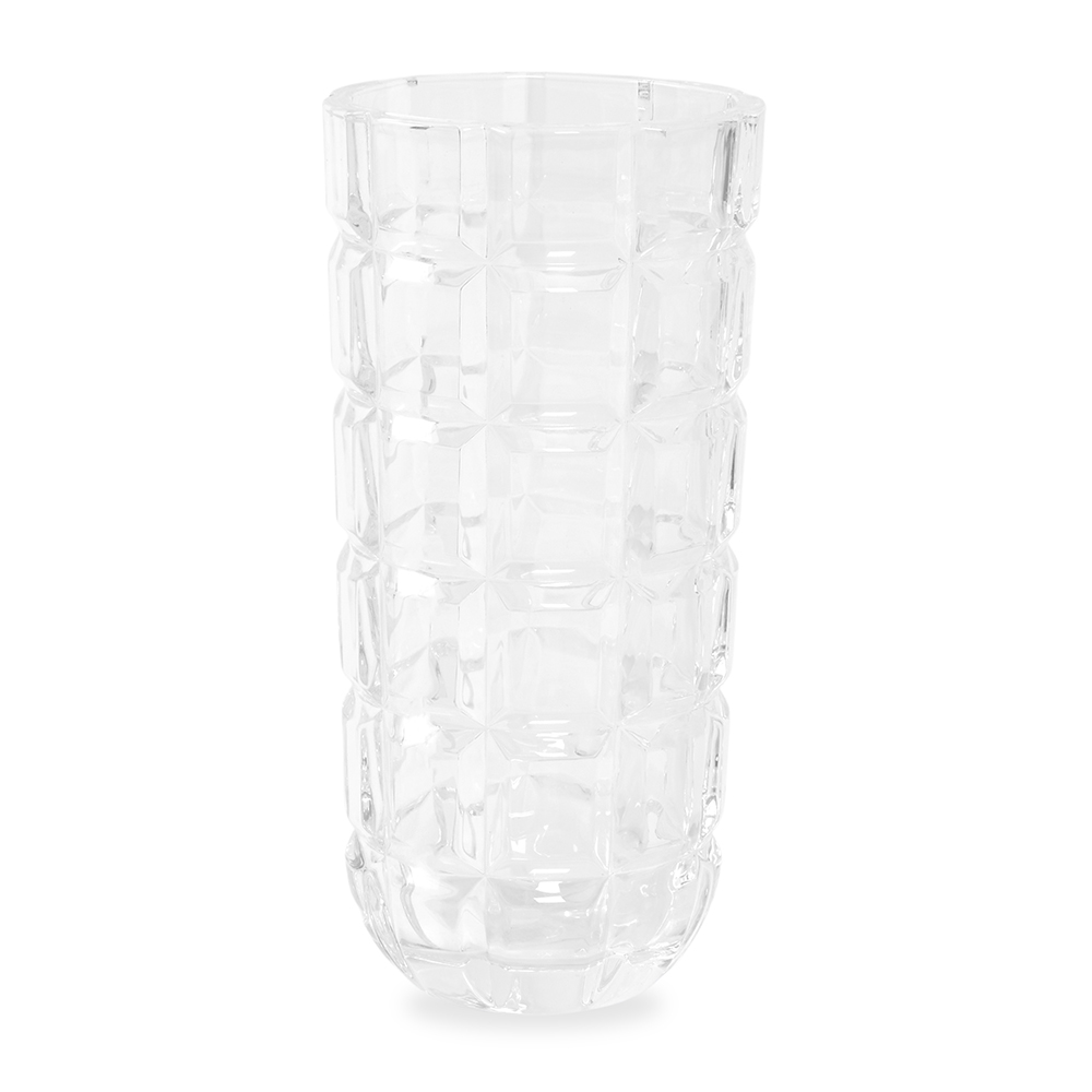 Ross Glass Vase, Clear - 10x20 cm