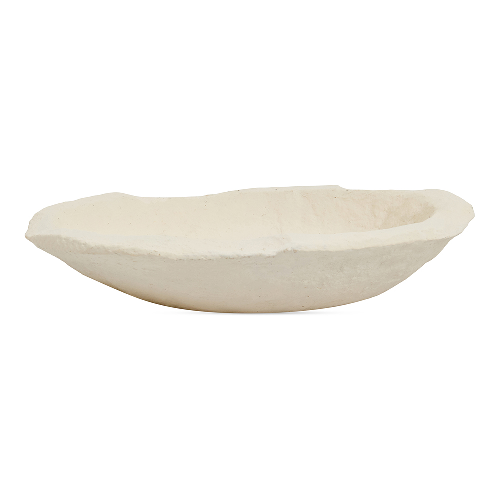 طبق سيراميك زخرفي ليو، بيج فاتح - 30×6 سم