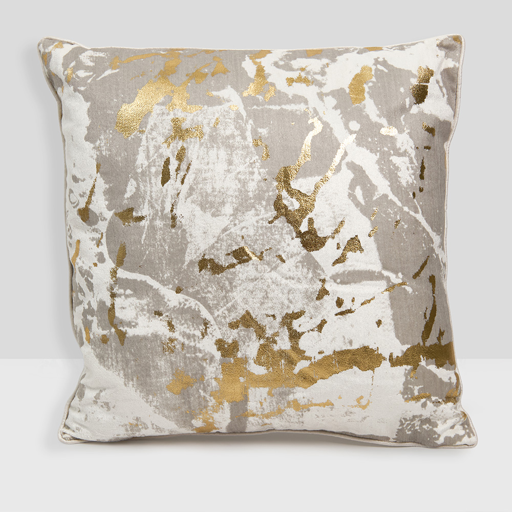 وسادة بيفرلي المحشوة بطبعة، متعددة الألوان - 45×45 سم