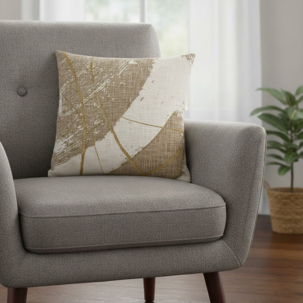 وسادة جولي المحشوة، بيج - 50×50 سم