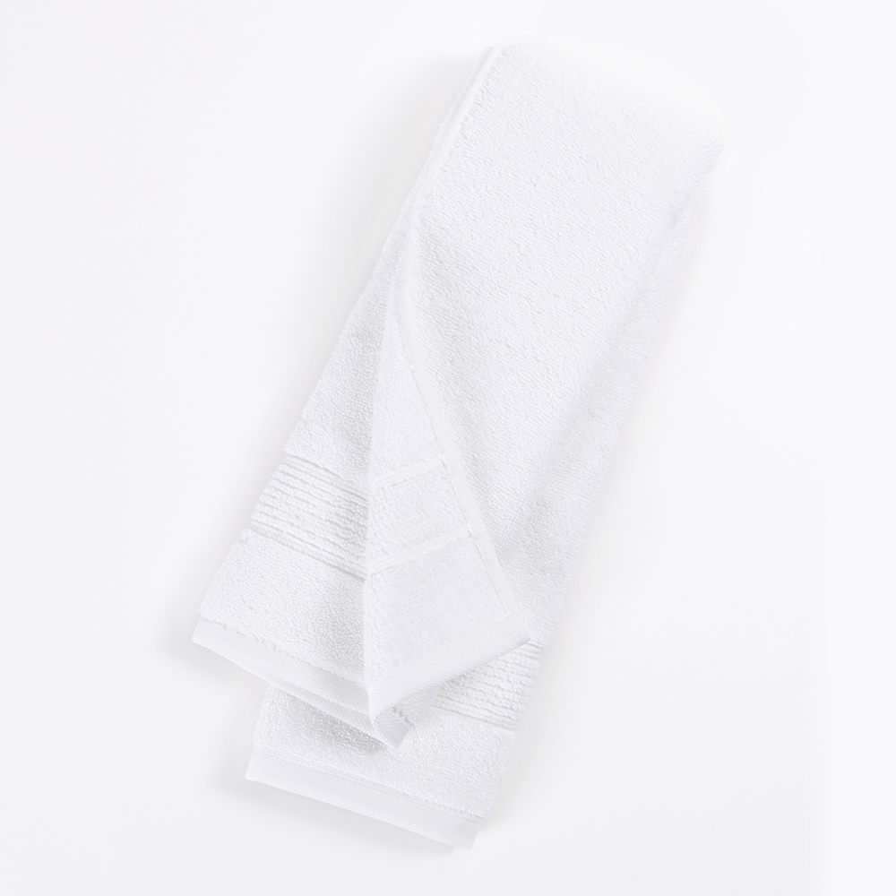 منشفة يدين سيجنتشر، أبيض، 650 جرام لكل متر مربع -  76x41 سم
