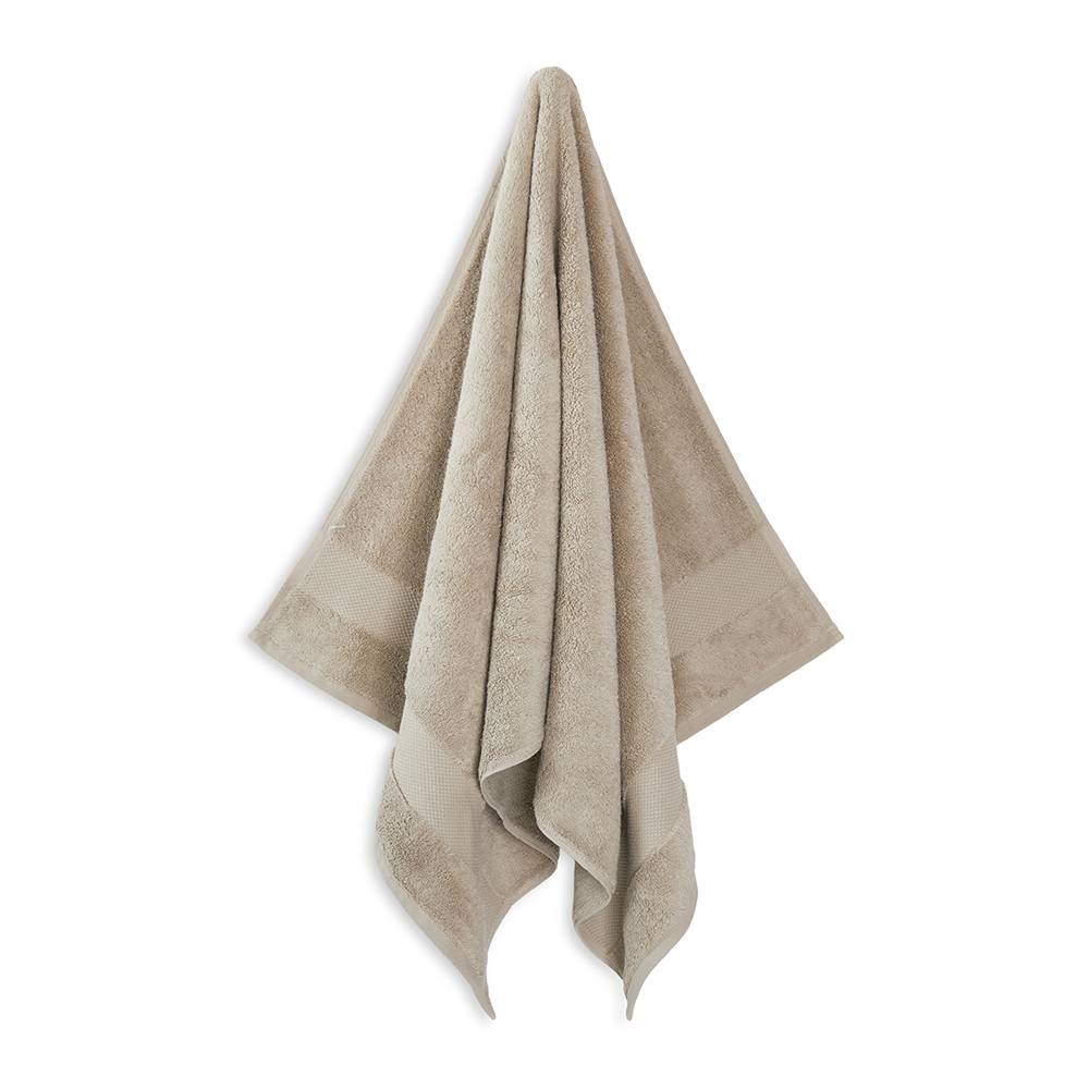 منشفة حمام فاخرة من القطن المصري، بيج - 720 جرام لكل متر مربع، 70×140 سم