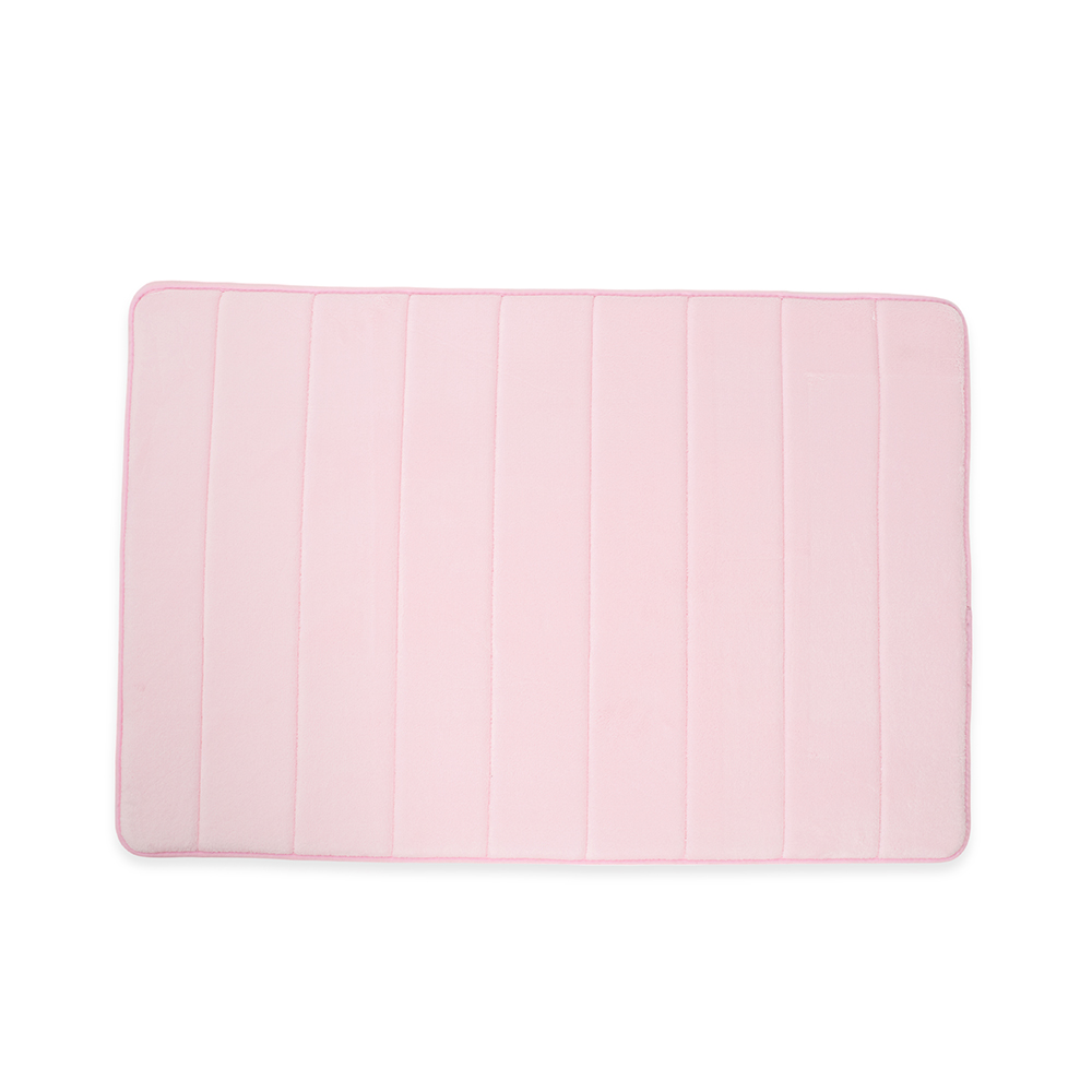 سجادة أرضية من إسفنج الميموري من جوستين كورال فليس، وردي - 90×60 سم