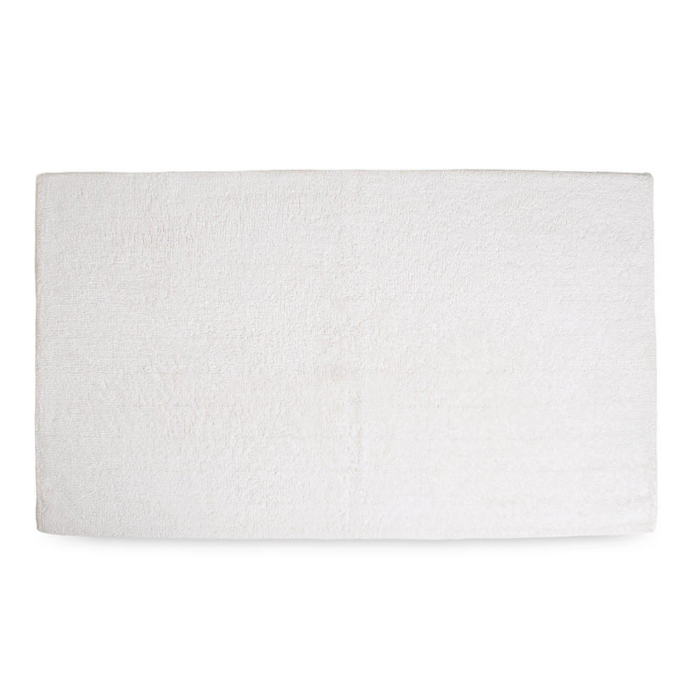 سجادة حمّام من شاكرا، ابيض - 70x120 سم