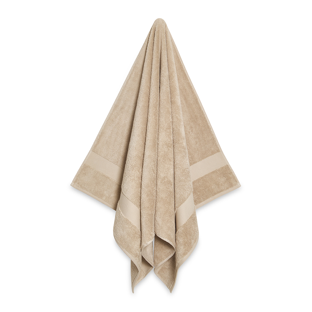 منشفة حمام قطن تركي من ريزورت، كابتشينو - 650 غرام لكل متر مربع، 147x76 سم