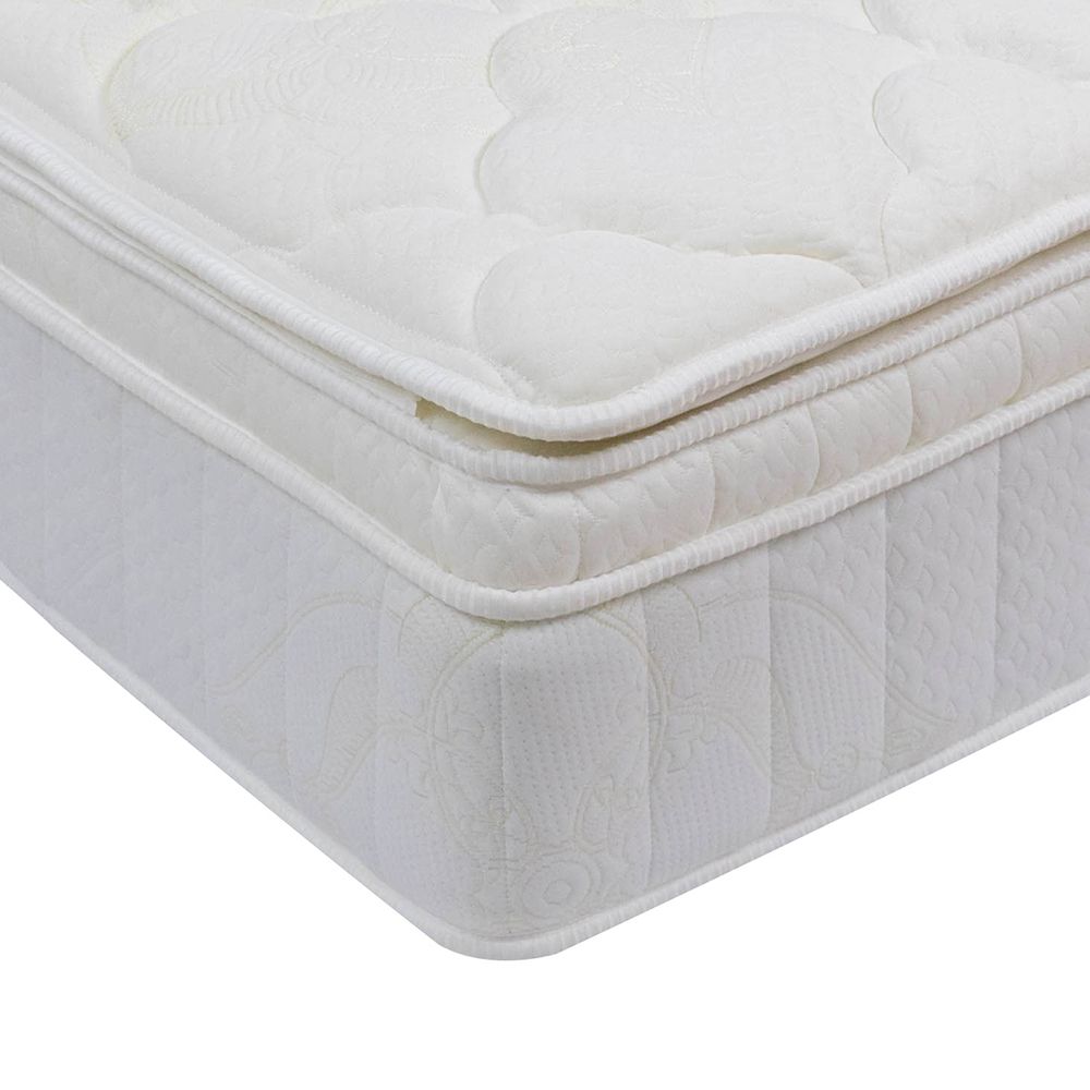 Silentnight Royal Crown Luxury Visco Removable Pillow Top Mattress, Cream - 120x200 cms
