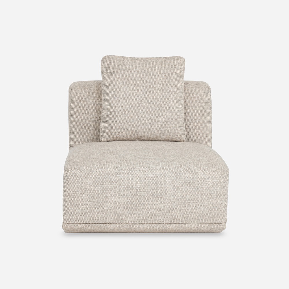 أريكة سالتو  بلا أذرع 1 مقعد، بيج