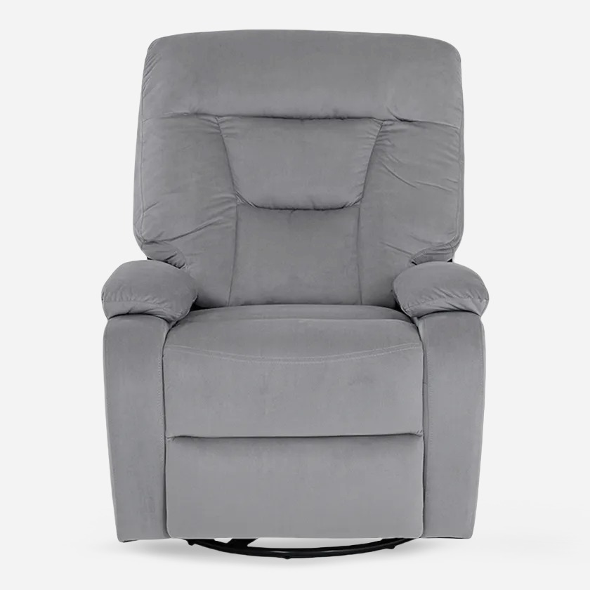 كرسي استرخاء ماكو هزاز دوار، رمادي فاتح