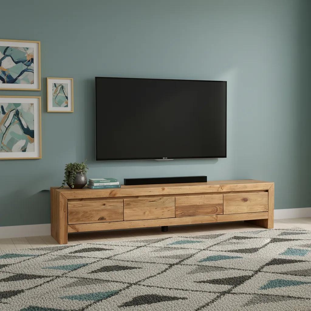 وحدة وسائط سلفادور ذات 4 أدراج، بني