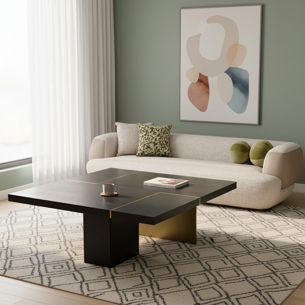 طاولة قهوة إيترو، أسود