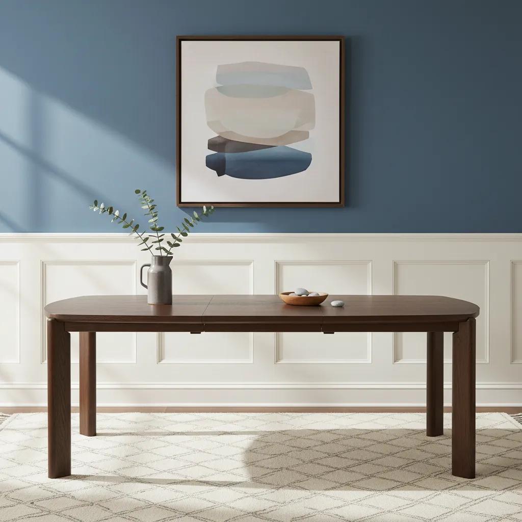 طاولة طعام رامير لثمانية أشخاص، بني