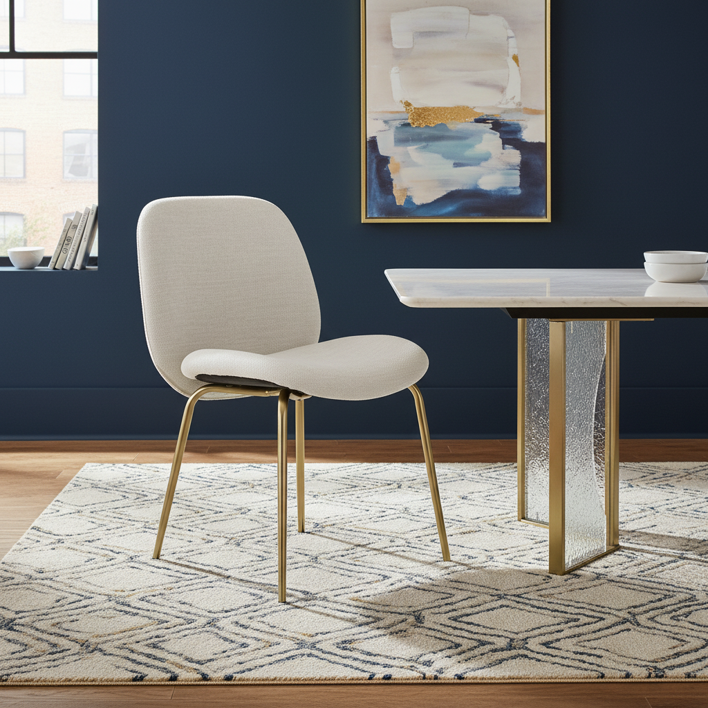 Harold Dining Chair, Beige