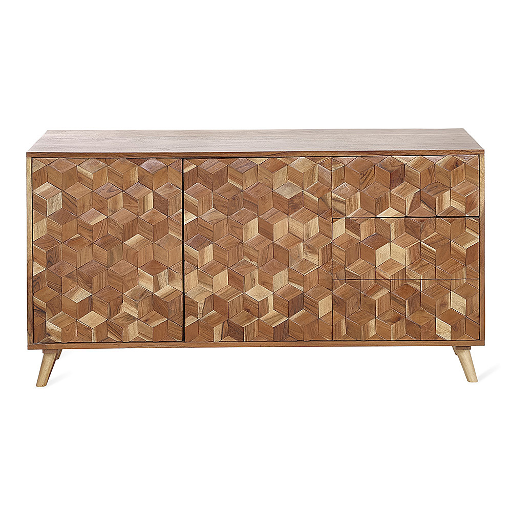 Tazzo Sideboard, Natural & Chestnut