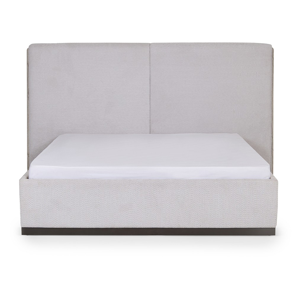 سرير أندريا حجم كينج، رمادي - ١٨٠×٢٠٠ سم
