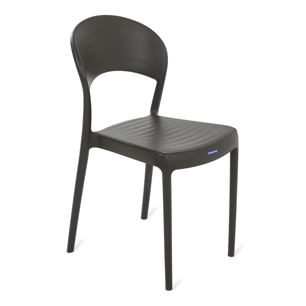 كرسي بمسند ظهر من سيسي، أسود