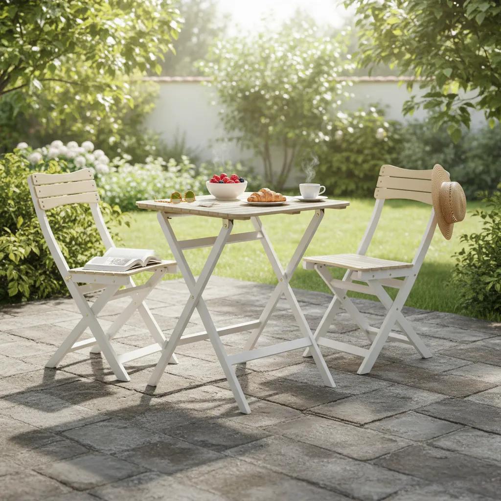 طقم شاي ويندر 1+2، أبيض