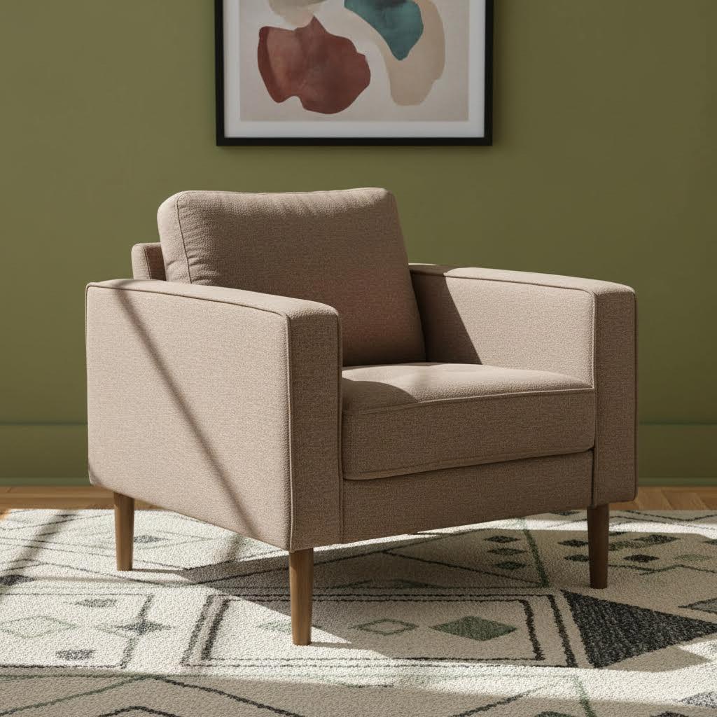 أريكة مقعد 1 من ستوكتون، بني