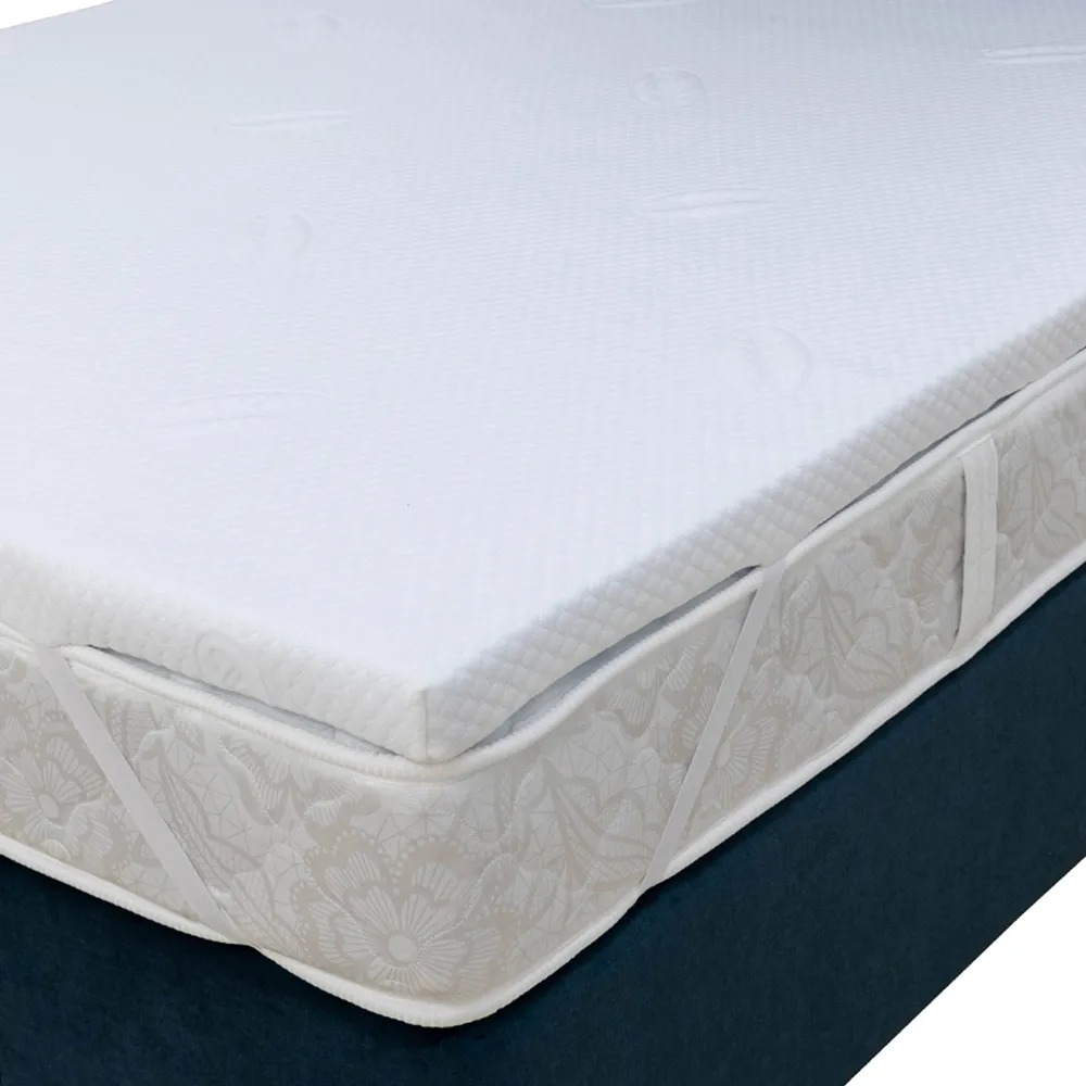  Silentnight Gel-Memory Foam Mattress Topper, White